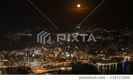 長崎縣稻佐山夜景 長崎縣稻佐山夜景 139721840