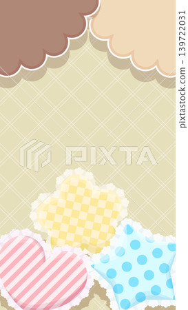 Colorful and fancy frilly cushion vertical background material Colorful and fancy frilly cushion vertical background material 139722031