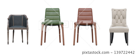 office chair isolate on a transparent background, interior furniture, 3D illustration, cg render office chair isolate on a transparent background, interior furniture, 3D illustration, cg render 139722442
