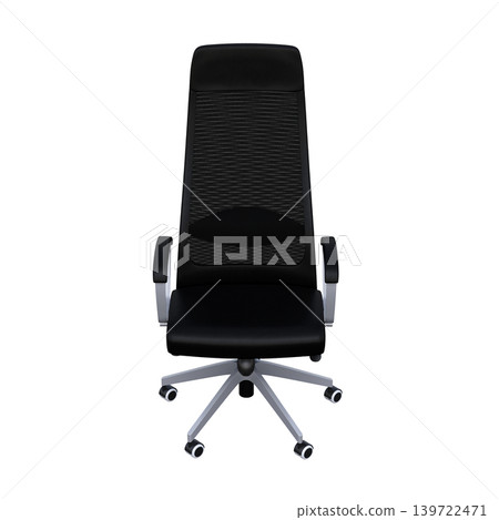 office chair isolate on a transparent background, interior furniture, 3D illustration, cg render office chair isolate on a transparent background, interior furniture, 3D illustration, cg render 139722471