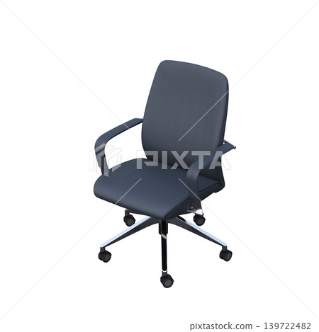 office chair isolate on a transparent background, interior furniture, 3D illustration, cg render office chair isolate on a transparent background, interior furniture, 3D illustration, cg render 139722482