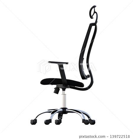 office chair isolate on a transparent background, interior furniture, 3D illustration, cg render office chair isolate on a transparent background, interior furniture, 3D illustration, cg render 139722518