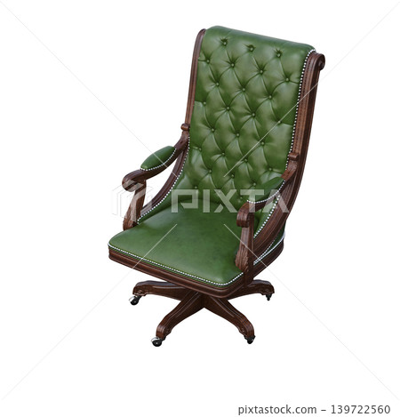 office chair isolate on a transparent background, interior furniture, 3D illustration, cg render office chair isolate on a transparent background, interior furniture, 3D illustration, cg render 139722560