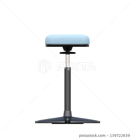 office chair isolate on a transparent background, interior furniture, 3D illustration, cg render 139722639