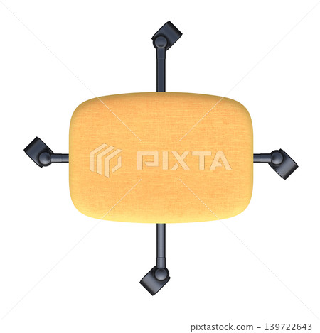 office chair isolate on a transparent background, interior furniture, 3D illustration, cg render office chair isolate on a transparent background, interior furniture, 3D illustration, cg render 139722643