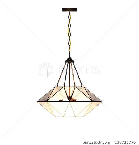 chandelier on the ceiling isolated on transparent background, hanging lamp, pendant light, 3D illustration, cg render chandelier on the ceiling isolated on transparent background, hanging lamp, pendant light, 3D illustration, cg render 139722770