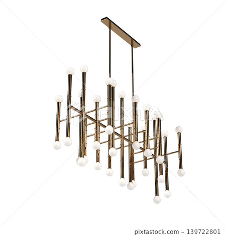chandelier on the ceiling isolated on transparent background, hanging lamp, pendant light, 3D illustration, cg render chandelier on the ceiling isolated on transparent background, hanging lamp, pendant light, 3D illustration, cg render 139722801