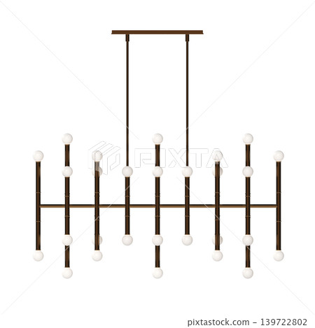 chandelier on the ceiling isolated on transparent background, hanging lamp, pendant light, 3D illustration, cg render chandelier on the ceiling isolated on transparent background, hanging lamp, pendant light, 3D illustration, cg render 139722802