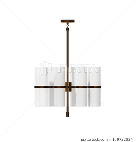 chandelier on the ceiling isolated on transparent background, hanging lamp, pendant light, 3D illustration, cg render chandelier on the ceiling isolated on transparent background, hanging lamp, pendant light, 3D illustration, cg render 139722824