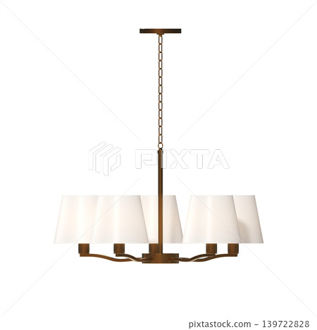 chandelier on the ceiling isolated on transparent background, hanging lamp, pendant light, 3D illustration, cg render chandelier on the ceiling isolated on transparent background, hanging lamp, pendant light, 3D illustration, cg render 139722828