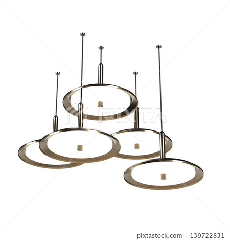 chandelier on the ceiling isolated on transparent background, hanging lamp, pendant light, 3D illustration, cg render chandelier on the ceiling isolated on transparent background, hanging lamp, pendant light, 3D illustration, cg render 139722831