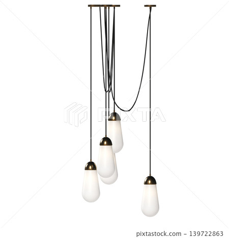 chandelier on the ceiling isolated on transparent background, hanging lamp, pendant light, 3D illustration, cg render chandelier on the ceiling isolated on transparent background, hanging lamp, pendant light, 3D illustration, cg render 139722863