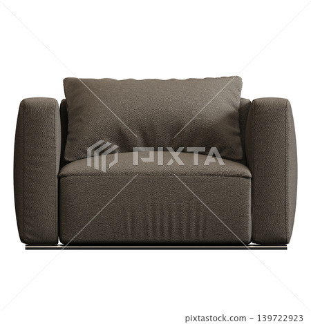 armchair isolate on a transparent background, comfortable furniture for home interior, 3D illustration, cg render armchair isolate on a transparent background, comfortable furniture for home interior, 3D illustration, cg render 139722923