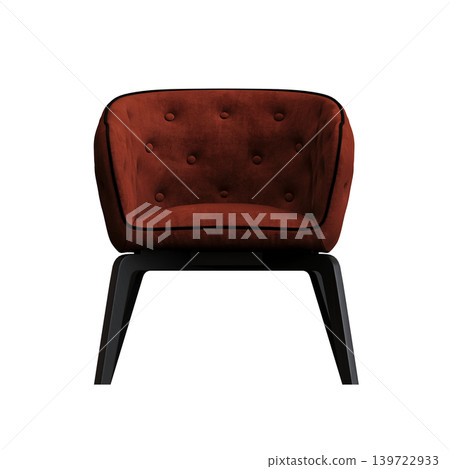 armchair isolate on a transparent background, comfortable furniture for home interior, 3D illustration, cg render armchair isolate on a transparent background, comfortable furniture for home interior, 3D illustration, cg render 139722933