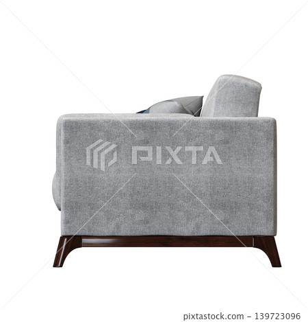 armchair isolate on a transparent background, comfortable furniture for home interior, 3D illustration, cg render armchair isolate on a transparent background, comfortable furniture for home interior, 3D illustration, cg render 139723096