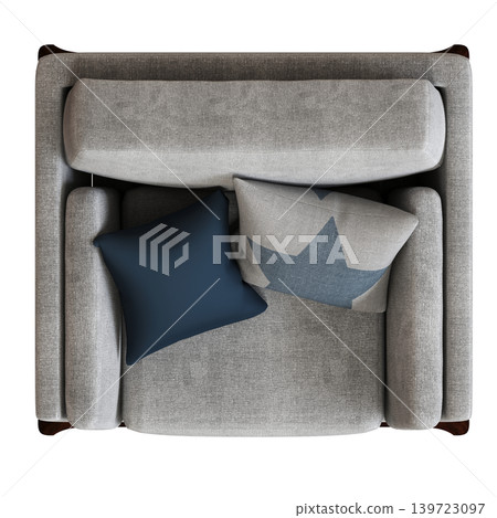 armchair isolate on a transparent background, comfortable furniture for home interior, 3D illustration, cg render armchair isolate on a transparent background, comfortable furniture for home interior, 3D illustration, cg render 139723097