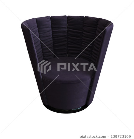 armchair isolate on a transparent background, comfortable furniture for home interior, 3D illustration, cg render armchair isolate on a transparent background, comfortable furniture for home interior, 3D illustration, cg render 139723109