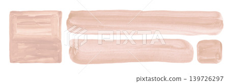 Collection of Hand Painted Watercolor Brush Stroke Rectangles and Banners in Soft Pastel Blush Rose Pink Tones on White Background for Elegant Feminine Design Collection of Hand Painted Watercolor Brush Stroke Rectangles and Banners in Soft Pastel Blush Rose Pink Tones on White Background for Elegant Feminine Design 139726297
