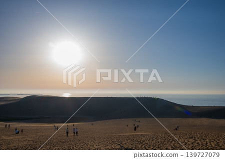 The beautiful Tottori Sand Dunes in Tottori Prefecture, Japan The beautiful Tottori Sand Dunes in Tottori Prefecture, Japan 139727079