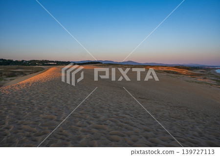 The beautiful Tottori Sand Dunes in Tottori Prefecture, Japan The beautiful Tottori Sand Dunes in Tottori Prefecture, Japan 139727113