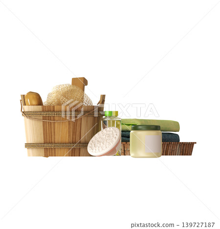 Bathroom accessories isolated on transparent background, bidet, 3D illustration, cg render Bathroom accessories isolated on transparent background, bidet, 3D illustration, cg render 139727187