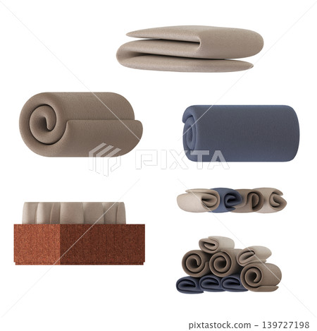 Bathroom accessories isolated on transparent background, bidet, 3D illustration, cg render Bathroom accessories isolated on transparent background, bidet, 3D illustration, cg render 139727198