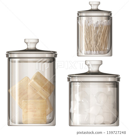 Bathroom accessories isolated on transparent background, bidet, 3D illustration, cg render Bathroom accessories isolated on transparent background, bidet, 3D illustration, cg render 139727248
