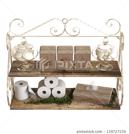 Bathroom accessories isolated on transparent background, bidet, 3D illustration, cg render Bathroom accessories isolated on transparent background, bidet, 3D illustration, cg render 139727250