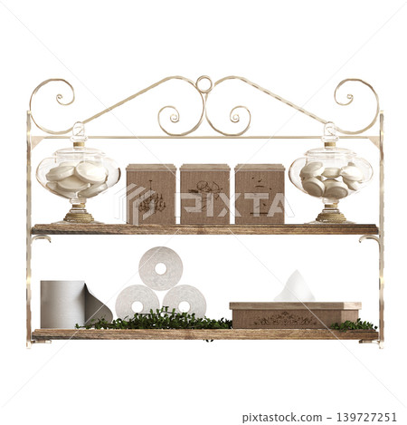 Bathroom accessories isolated on transparent background, bidet, 3D illustration, cg render Bathroom accessories isolated on transparent background, bidet, 3D illustration, cg render 139727251
