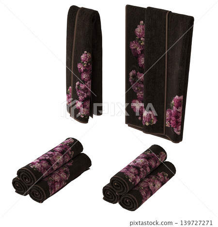 Bathroom accessories isolated on transparent background, bidet, 3D illustration, cg render Bathroom accessories isolated on transparent background, bidet, 3D illustration, cg render 139727271