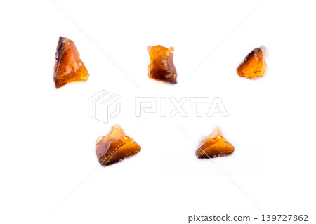 Collection of stone mineral Fire Opal Collection of stone mineral Fire Opal 139727862