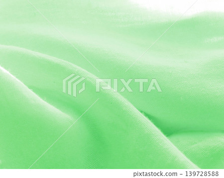 Light green gauze fabric texture background Light green gauze fabric texture background 139728588