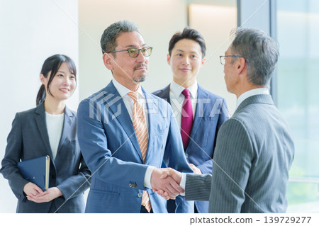 Business handshake partnership agreement Business handshake partnership agreement 139729277