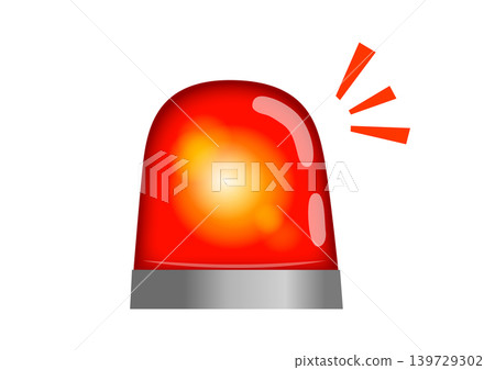 Police car's red flashing lights Police car's red flashing lights 139729302
