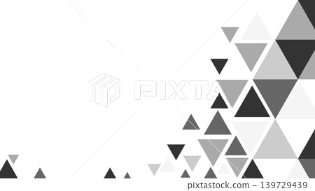 黑色幾何三角形背景,右側為單色設計,留有文字空間,現代背景素材。 黑色幾何三角形背景,右側為單色設計,留有文字空間,現代背景素材。 139729439