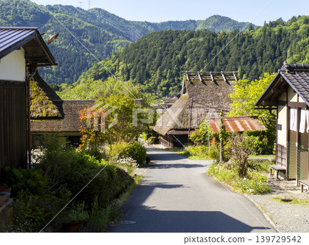Street scene in Miyama Kayabuki Village Street scene in Miyama Kayabuki Village 139729542