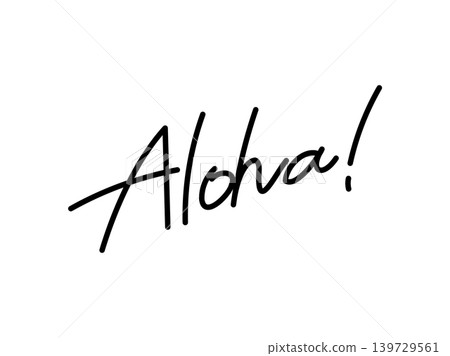 手寫文字_Aloha 139729561