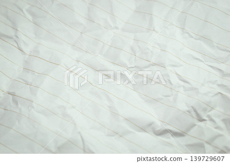 crumpled line paper texture background, blank sheet notebook crumpled line paper texture background, blank sheet notebook 139729607