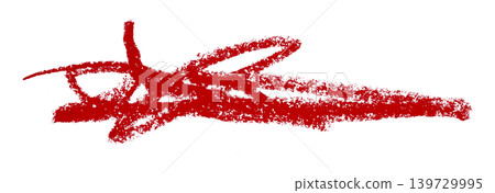 red pencil strokes isolated on transparent background red pencil strokes isolated on transparent background 139729995