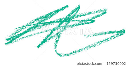 green pencil strokes isolated on transparent background green pencil strokes isolated on transparent background 139730002