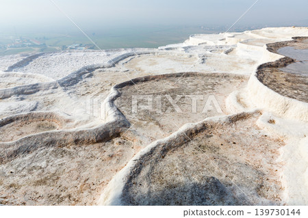 Travertine terraces at Pamukkale Travertine terraces at Pamukkale 139730144