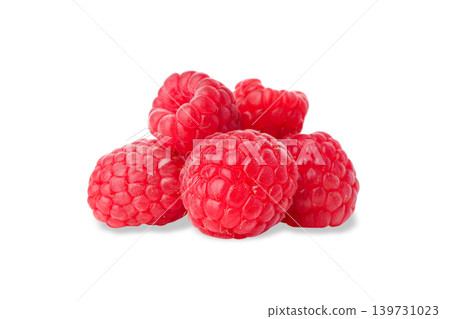 Stacked round red raspberries showcasing texture, PNG Stacked round red raspberries showcasing texture, PNG 139731023