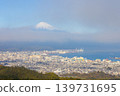 從靜岡縣日本平市眺望富士山的日落 139731695