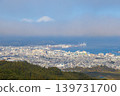 從靜岡縣日本平市眺望富士山的日落 139731700