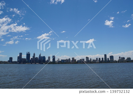 View of downtown Perth from South Perth, Western Australia View of downtown Perth from South Perth, Western Australia 139732132