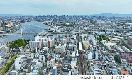 Drone aerial photography of city and roadscapes Drone aerial photography of city and roadscapes 139732255