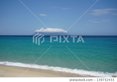 屋久島沙灘,海龜在那裡產卵。 屋久島沙灘,海龜在那裡產卵。 139732433