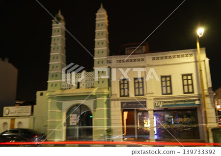 Singapore at Night Masjid Abdul Gaffoor Mosque Singapore at Night Masjid Abdul Gaffoor Mosque 139733392