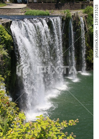 Harajiri Falls in May, surrounded by fresh greenery. Harajiri Falls in May, surrounded by fresh greenery. 139733528