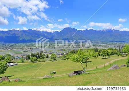 Azumino and the Northern Alps in May Azumino and the Northern Alps in May 139733683